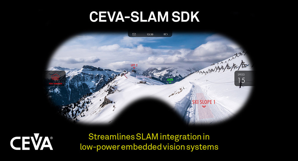 CEVA Announces Availability of SLAM Software Development Kit for CEVA-XM Intelligent vision DSPs and NeuPro AI Processors